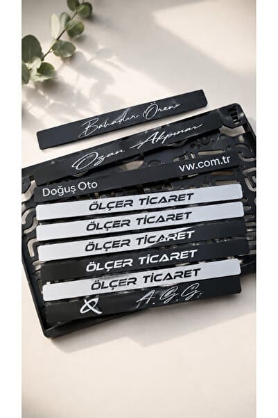 Genel Markalar Kişiye Özel Piano Black Kaplamalı Pleksi 1. Kalite Premium Motosiklet Plakalık