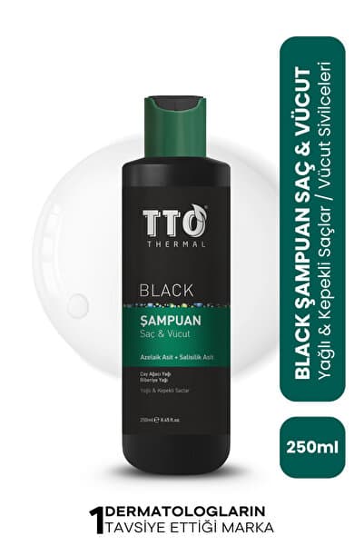 TTO Thermal Black Şampuan - Arındırıcı Bakım 250 ml