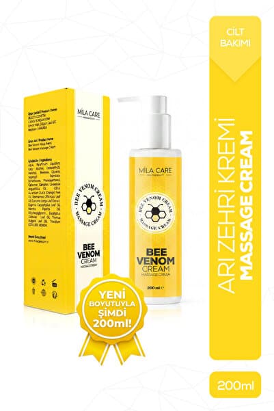 Mila Care Health&Beauty Bee Venom Arı Zehri Kremi XL Yeni Boy 200ml