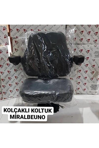 MİRALBUENO Massey Ferguson Traktör koltuğu koltuk hepsine kolçaklı kızaklı deri minder sırttan ayarlı