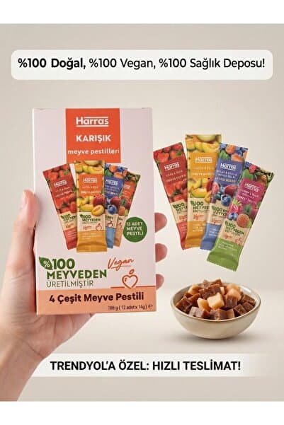 Harras Karışık Meyve Pestili 12x14g