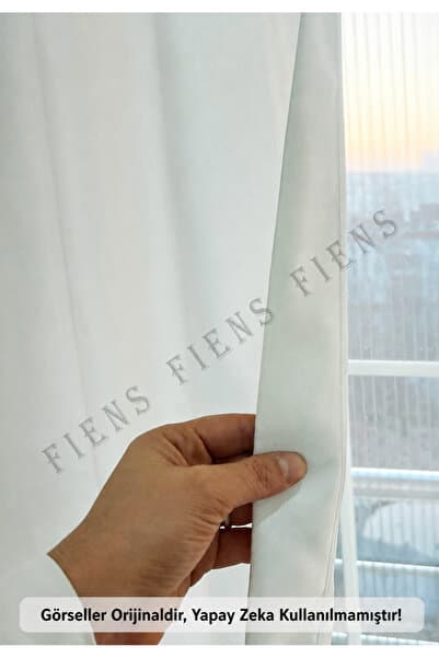 FİENS BEYAZ SATEN GÜNEŞLİK (TÜL PERDE VE FON ALTINA ) HER KOMBİNE YAKIŞIR ! TÜM ODALARA ŞIKLIK KATAR ! En Çok Satılan
