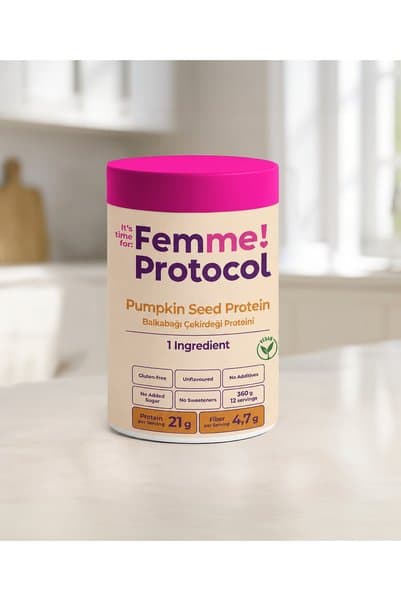 Femme Protocol Pumpkin Seed Protein / Balkabağı Proteini 360 g - 12 Servis