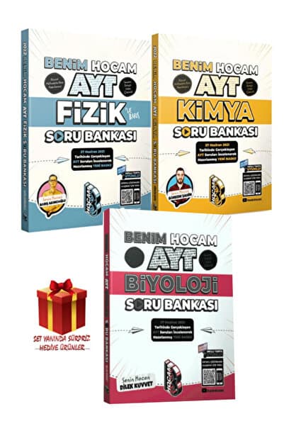 Panem Yayınları AYT Fizik+Kimya+Biyoloji Sorubankası+Hediye