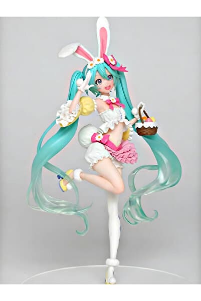 DEK Hatsune Miku Tavşan Konsepti PVC Anime Figürü 23 cm Vocaloid
