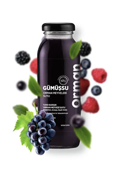 Gümüşsu Gümüşhane %100 Orman Meyveleri Suyu 250 ML 1 Adet