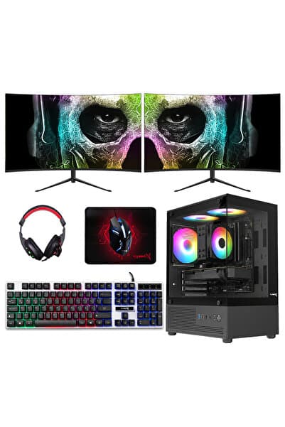 TURBOX Tx9493 i7 860 16GB Ram 256GB SSD 4GB GT740 23.8 Dual Curved Masaüstü Oyun Oem Paket