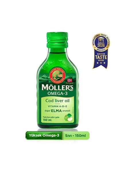 Möller's Balık Yağı Şurubu Elma Aromalı 150 ml