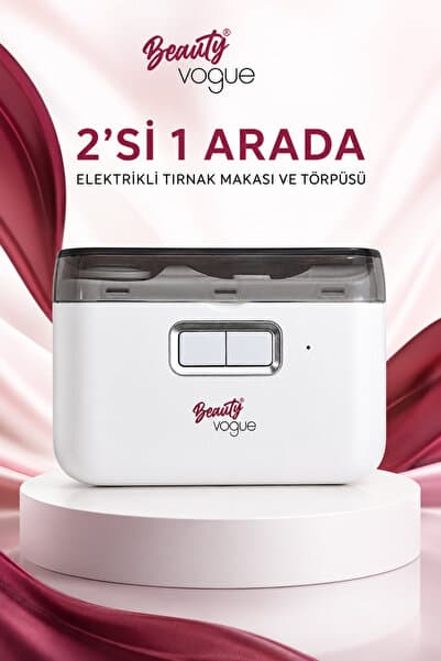 Beauty Vogue Şarjlı Tırnak Kesme Ve Manikür Cihazı Elektrikli Tırnak Makası Manikür Makinesi