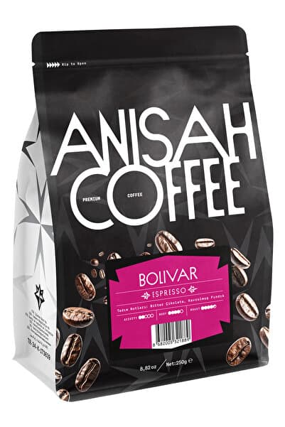Anisah Coffee 250gr | Bolivar Espresso Çekirdek Kahve
