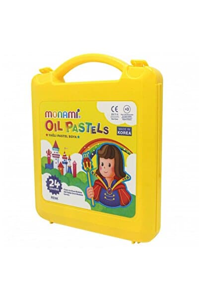 Monami Yağlı Pastel Boya 24 Renk Plastik Kutulu