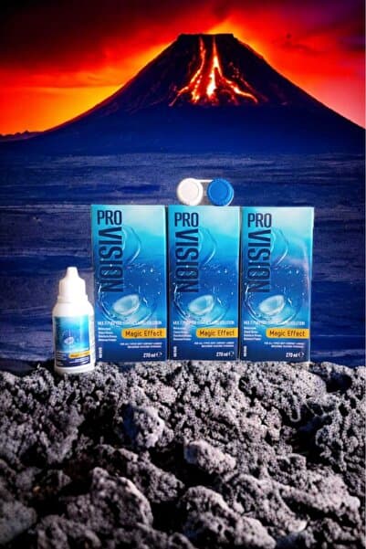 PRO-VISION MULTI PURPOSE SOLUTİON PRO-VISION Lens Solüsyonu 270 ml Tekli satış | Çok Amaçlı Kontakt Lens Solüsyonu | Lens Kabı Hediyeli (Tanışma Paketi)