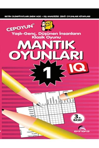 Ekinoks Yayın Grubu Mantık Oyunları 1 - 7'den 77'ye Genç, Yaş Almış Düşünen Tüm Insanlar Için Akıl Dolu Zeka Oyunları