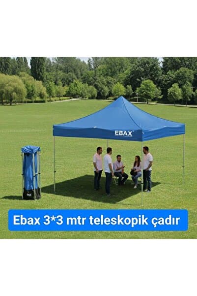 Ebax KATLANIR MAKASLI ÇADIR 3X3 MT HAFİF VE SAĞLAM