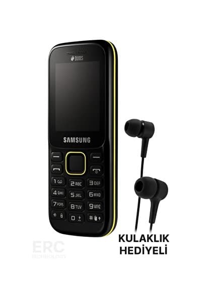 Genel Markalar Samsung B310 Kamerasız Çift Sim Tuşlu Telefon – Dayanıklı – Kolay Kullanım SİYAH Asker Yaşlı Telefonu