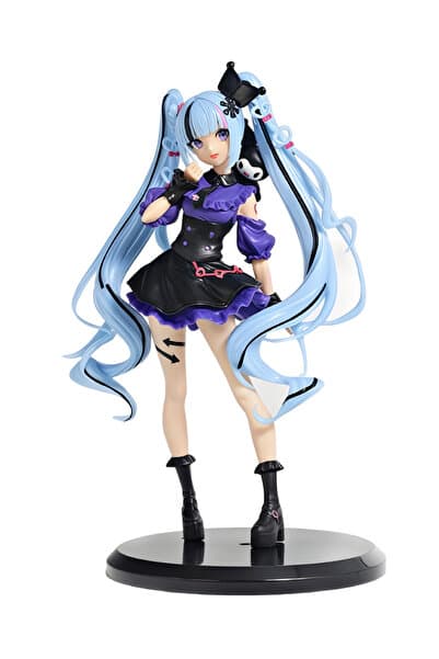 DEK Snow Miku Kuromi Trio-Try-iT PVC Vocaloid Anime Figürü 19 cm