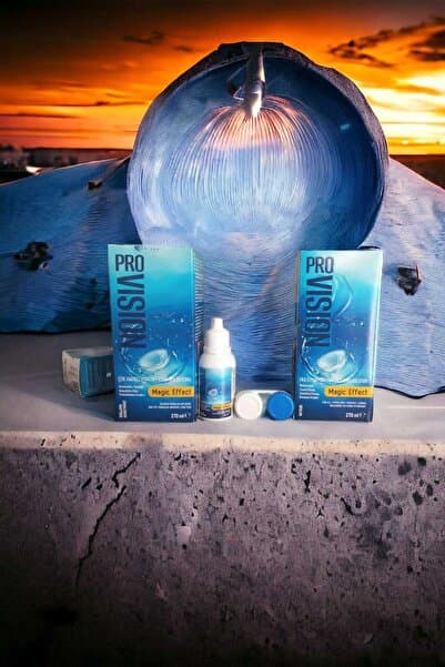 PRO-VISION MULTI PURPOSE SOLUTİON PRO-VISION Lens Solüsyonu 270 ml x 2 | Çok Amaçlı Kontakt Lens Solüsyonu | Lens Kabı Hediyeli (Ekonomik Paket)