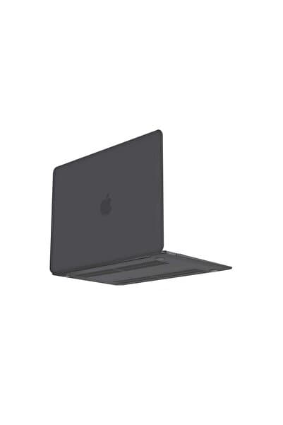 zamerya Macbook Air 13.3 Macbook Buzlu Kapak - Füme