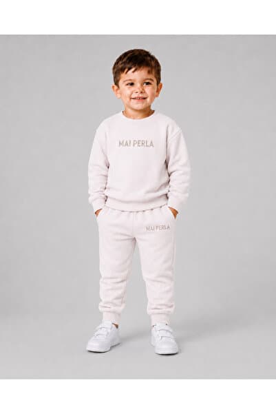 Mai Perla Unisex Çocuk Baskılı Esnek Kumaş Mevsimlik Alt Üst Takım 1-5 Yaş