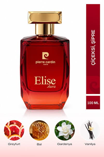 Pierre Cardin Elise Aura EDP Kadın Parfüm 100 ml | Çiçeksi, Şipre | Mandalina, Greyfurt, Bal, Paçuli, Vanilya