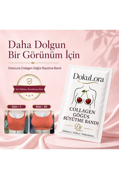 Genel Markalar Doku Lora Collagen Göğüs Bandı (30 GÜNLÜK SET)