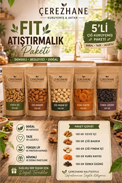 ÇEREZHANE Fit Atıştırmalık Paketi