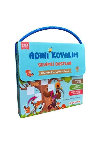 Bi Kutu Oyun Adını Koyalım – Sevimli Dostlar (Hikayeli Sticker ve Oyun Kutusu) 4-8 yaş