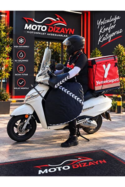 Motodizayn Honda yeni activa s/ honda dio/ hero dash /honda sh 125/ile uyumlu dizlik elcik takim