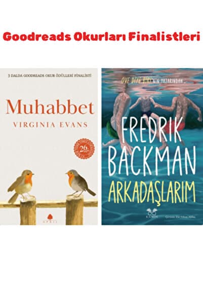 lapis kitap Arkadaşlarım Fredrik Backman - Muhabbet Virginia Evans (2 Kitap Takım)