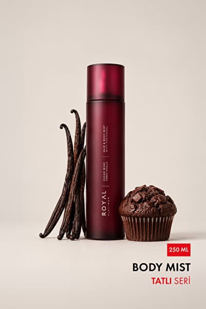 Royal Platinum Body Mist W443 Cacao (Vücut ve Saç Spreyi) EDP 250 ML | Tatlı Seri