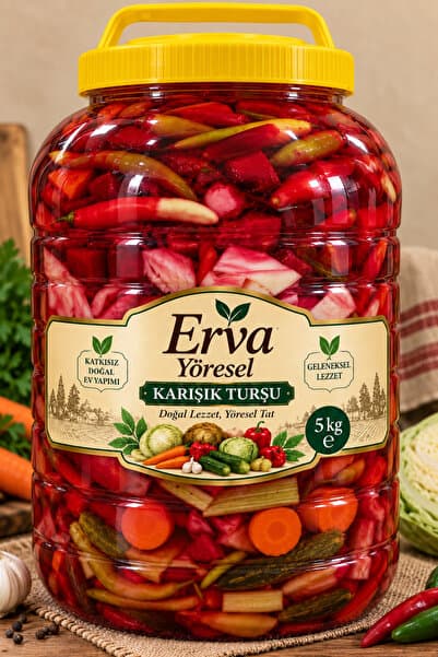 Erva Yöresel Karışık Turşu Lüx 5 kg