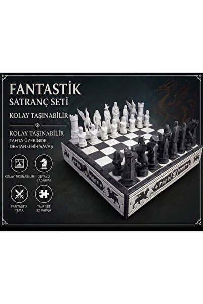 Clavo Design Fantastik Satranç Seti - Özel Kutulu, Taşınabilir