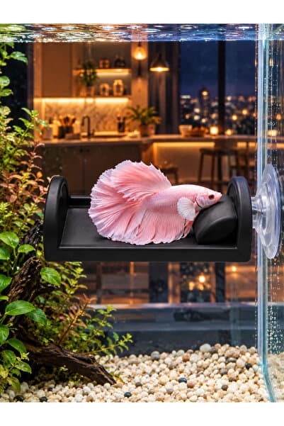 HIIUM Beta Dinlenme Alanı Mini Yastıklı Yatak Beta Balıgı Dinlenme Alanı Küçük Akvaryum Büyük Akvaryum Uygun