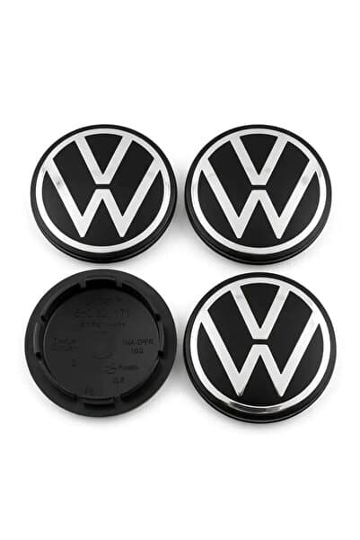 Camel VW Golf 8 2020-2026 T-Roc 2018-2026 Tiguan 2016-2026 Passat B8 Arteon Uyumlu 65 mm Jant Göbeği 4’lü Set 5H0 601 171