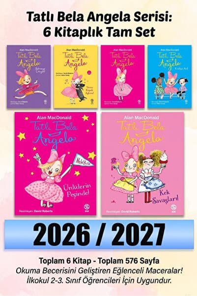 Sia Kitap Tatlı Bela Angela Seti 6 Kitap 576 Sayfa