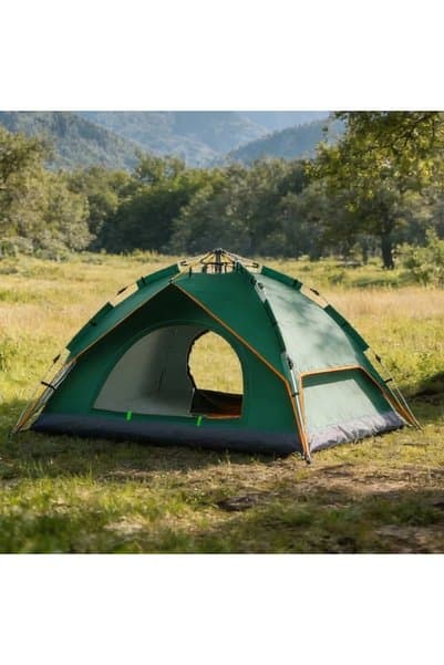 Genel Markalar 6 Kişilik Otomatik Kamp Çadırı – Çift Katmanlı, Suya Dayanıklı, Hızlı Kurulum Outdoor Aile ve Doğa Ç