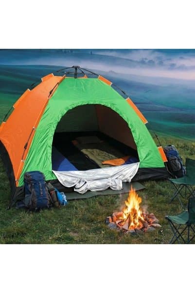 Genel Markalar 6 Kişilik Otomatik Kurulum Kamp Çadırı – Outdoor Aile, Doğa, Suya Dayanıklı Hızlı Kurulum Çadır 220x