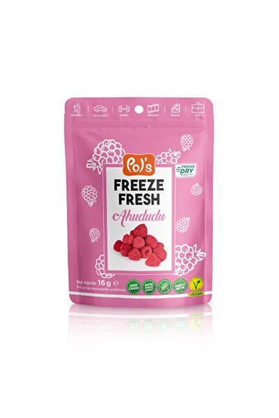 SORA GROUP Pol’s Freeze Fresh Dondurularak Kurutulmuş Ahududu 16 g