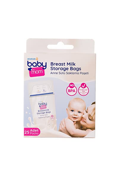 ebebek Baby Mom baby mom Anne Sütü Saklama Poşeti Avantajlı Paket 25 Adet
