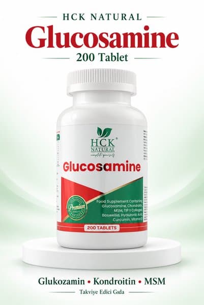 HCK NATURAL Glucosamine Chondroitin Msm Kolajen Curcumin 200 Tablet