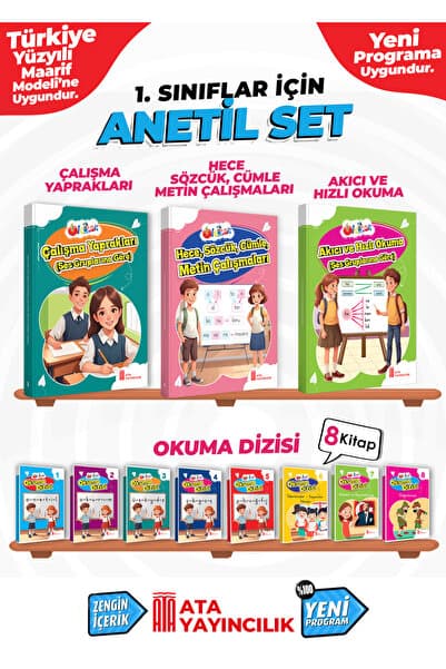 Ata Yayıncılık 1. Sınıf Yeni Anetil Set