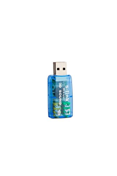 Midcom S-link SLX-U51 Usb Ses Kartı 2.0 Çevirici Adaptör