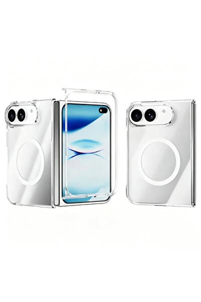 Zore iPhone Duo Kılıf Sararmaz Ultra İnce Sert Premium Mika Magsafe Kamera Yükseltili axaktif