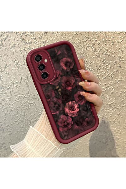 ARTISHELL Samsung Galaxy M13/M23 Uyumlu Şık Vintage Gül Baskılı Koruyucu Telefon Kılıfı