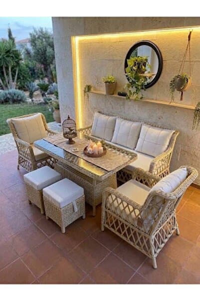 Genel Markalar LUNA Rattan Bahçe Ve Balkon Takımı