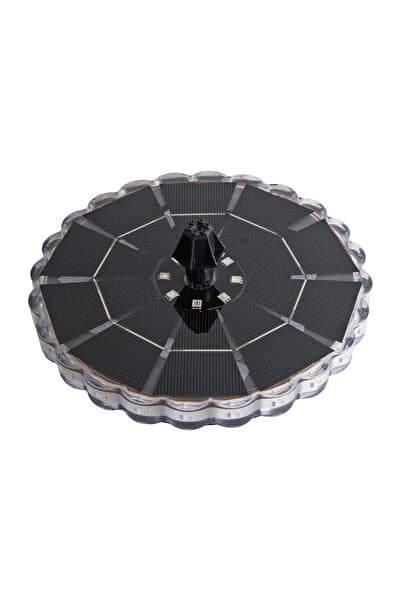 Greentech Güneş Enerjili Yüzen Fıskiye, 32 Renkli LED, 7 Başlıklı Süs Havuzu ve Kuş Banyosu Çeşmesi / GT-SL44
