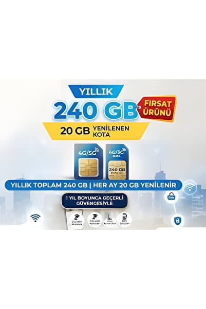 Genel Markalar TURKTELEKOM DATA HAT 20GB