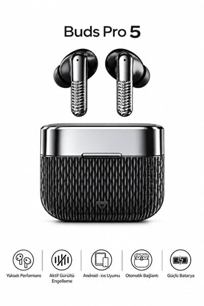 Teknodrone Kablosuz Bluetooth Kulak İçi Kulaklık ANC Gürültü Engelleme Dokunmatik Kontrol Şarj Kutulu