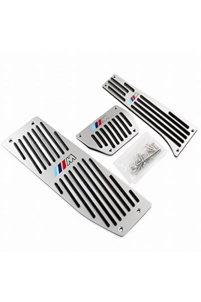 Genel Markalar AUTOGP Bmw f10 pedal seti takımı otomotik 3 parça ///M logolu vidalı