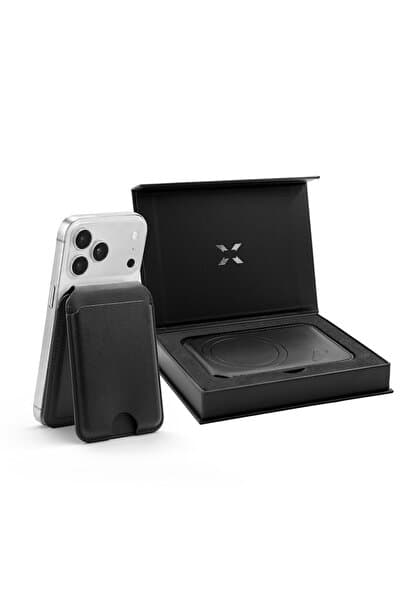 Xenon Smart Akıllı Kartlık | Magsafe Kartlık, Find My Desteği, Manyetik Standlı, Takip Edilebilir Cüzdan (X6608)